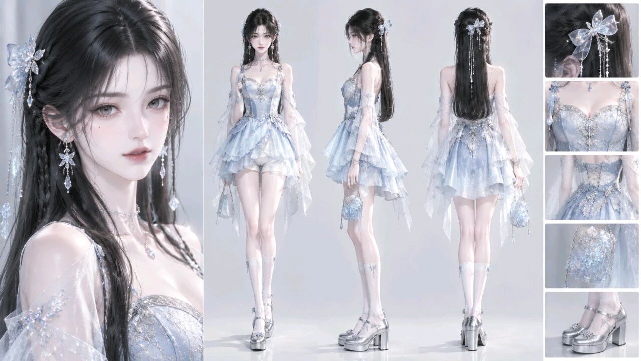 AI做出来的韩系千金女主，精致得像真（附image2.5Prompt） · 4