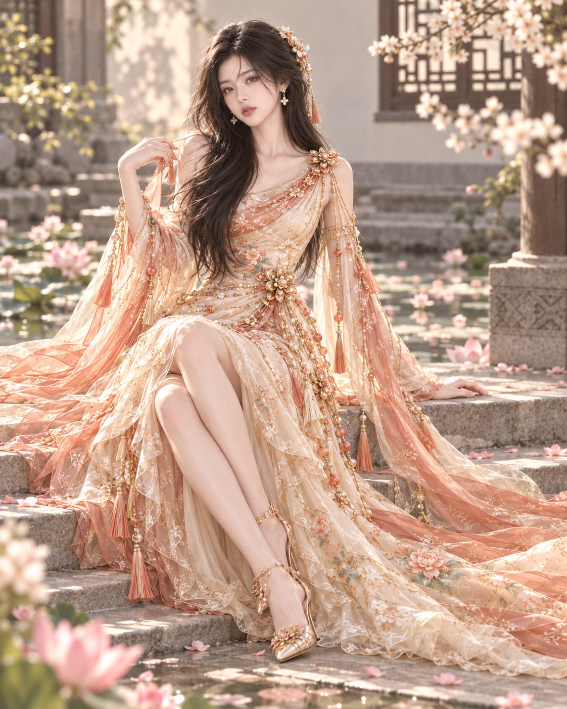 霓霞流金|Gilded Celestial Veil(敦煌飞天礼服)