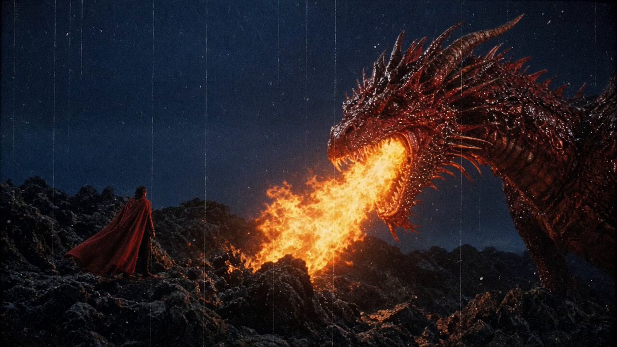 breathing fire！
